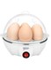 Wtrtr Egg Cooker, 350W Electric Egg Beater, White Egg Steamer, Egg Cooker, 7 Egg Volume Steamed Egg Automatically Closed, Double Steamed Egg. Color：White (single-deck(7 PCS))