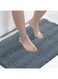 Turquoize Bath Mat for Bathroom Non Slip Luxury Chenille Ultra Soft Bath Rugs Absorbent Non Skid Shaggy Rugs Washable Dry Fast Plush Area Carpet Mats for Indoor,Bath Room,Tub,60 x 90cm,Blue