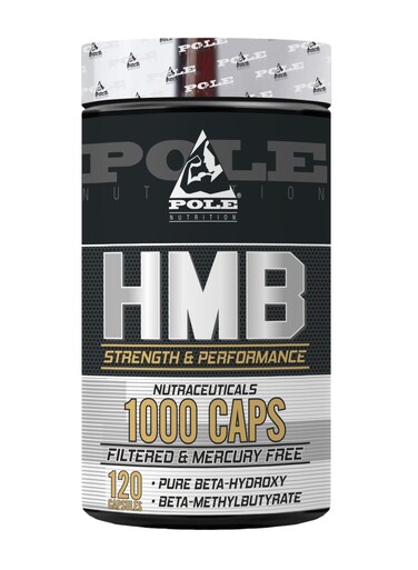 Pole Nutrition HMB Strength &amp; Performance 120 Servings - Muscle Growth &amp; Recovery Support
