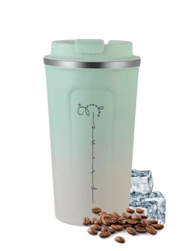 by javaudan Stainless Steel Travel Coffee Mug Double Layer Vacuum Insulation Coffee Cup Portable 510 ml