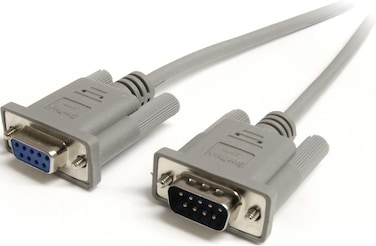 StarTech 6ft Straight Through Serial Cable - DB9 M/F (MXT100) Gray - M/F