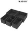 6-Piece Expanded Drawer Organizer Set: Versatile Foldable Closet Solution with Underwear Baskets &amp; Cubes for Maximum Clothing Storage &amp; Organization