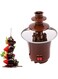 KOUPA Chocolate Fondue Fountain, Easy To Assemble 2 Tiers, Perfect For Nacho Cheese, BBQ Sauce, Ranch, Liqueuers