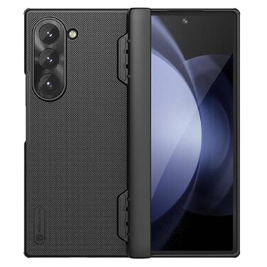 Nillkin Super Frosted Shield Matte Cover Case for Samsung Galaxy Z Fold 6 (7.6" inch) [Creative Hinge Protection] Anti-Scratch &amp; Shockproof, Protective Slim Case (Black)