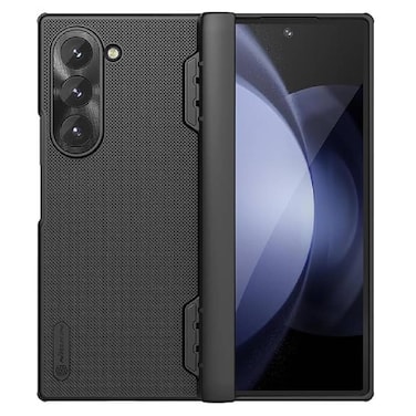 Nillkin Super Frosted Shield Matte Cover Case for Samsung Galaxy Z Fold 6 (7.6" inch) [Creative Hinge Protection] Anti-Scratch &amp; Shockproof, Protective Slim Case (Black)