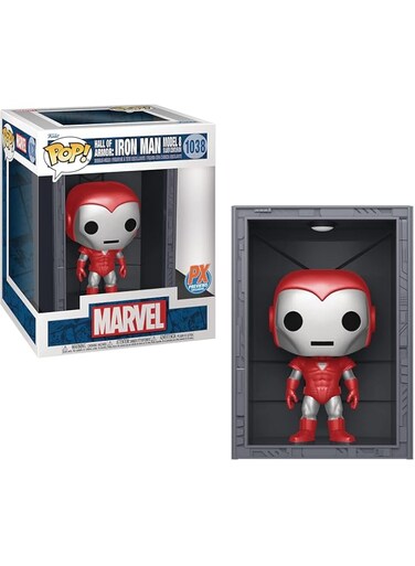 Funko Pop! Deluxe: Marvel HoA - Iron Man - MK8 SlvrCenturion - Metallic - Marvel Comics - Collectable Vinyl Figure - Gift Idea - Official Merchandise - Toys for Kids &amp; Adults - Movies Fans