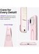 Mobcos iPhone 17 Air Pink Elite Ring Premium Silicone MagSafe Case for iPhone   Silky Soft Touch   Military-Grade Shockproof Protection   Strong Magnetic Compatibility   Luxury Slim Cover
