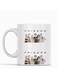 Friends Printed Coffee Mug White/Beige/Grey 9.2x7.7cm