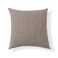 Home Sheldon Textured Filled Cushion with Down Alternative Filling Ultimate Comfort for Decorative Cushion Bed, Couch, Sofa and Supportive Use, Premium Square Pillow 48x48cm - Brown, 1 Piece