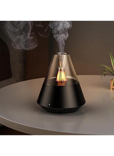 DEALFUN Essential Oils Aroma Diffuser,Portable Humidifier with Cool Mist and Warm Light Effect,Remote Control,150 ml Capacity,for Bedroom, Office, Living Room, Yoga