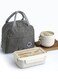 Lunch Box Adults，Leak-proof Bento Box for Kids, Lunch Box Containers Durable for On-the-Go with Lunch Bag, Soop Cup, Spoon, Forks, Minimalist Design Food Storage Box (Khaki Set）