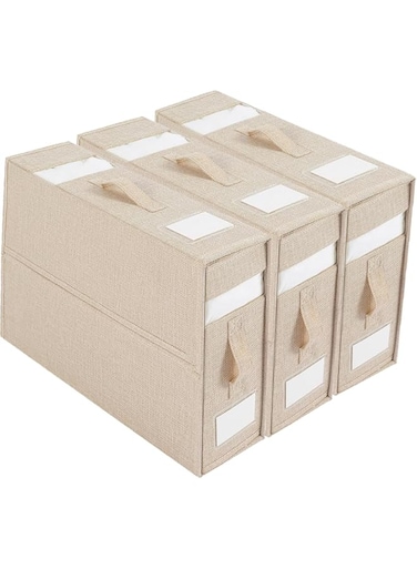 Bed Sheet Organizers 3 PCS, Foldable Bed Sheet Storage Containers with Clear Window, King Large Cube Bed Sheet Set Organizers, Linen Closet Storage for Bed Sheets, Duvet Covers &amp; Pillowcases, Blankets