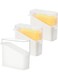 Packs Sliced Cheese Holder with Lid, Plastic Cheese Storage Organizer, Cheese Container for Fridge, Cheese Keeper, Cheese Saver Holder