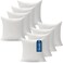 CRAFT Pack of 8 Cushion Inserts for Sofas, Beds, and Chairs - 40 x 40cm Polyester Filler