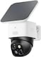 eufy Security SoloCam S340, Solar Security Camera, Wireless Outdoor Camera, 360&deg; Pan &amp; Tilt Surveillance, No Blind Spots, 2.4 GHz Wi-Fi, No Monthly Fee, HomeBase S380 Compatible