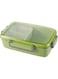 2 Pcs Microwave Lunch Box Independent Lattice Lunch Box Portable Lunch,Refregerator Storage Box, Kitchen Spices Storage Box,
