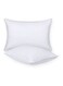 SET OF 2 WHITE COTTON STRIPE HOTEL QUALITY PILLOW