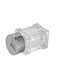 Crystalia Salt Shaker Clear/Silver 9cm
