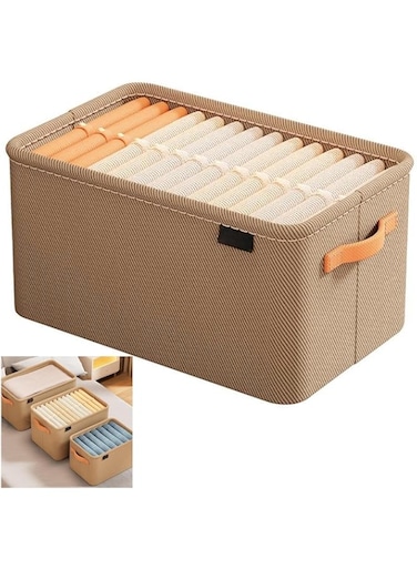 Excefore 2023 New Foldable Closet Storage Box - Space-Saving Solution for Organizing Clothes, Bedding, and More