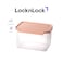 LocknLock Classic Plus Rectangle Food Container 6L &ndash; Pink, 4-Side Locking, Stackable &amp; Leakproof