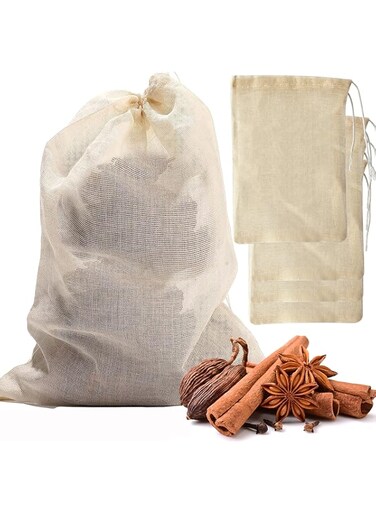 MyLifeUNIT Soup Bag, Soup Socks for Large Size 10" x 12", Set of 4