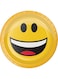 Creative Converting Emojions Lunch Plate 8 Pieces, 7-Inch Size