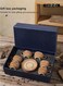 Vintage Elegance Espresso Cups Set - 6 Ceramic Coffee Cups Saucers, Retro Caf&Atilde;&copy; Style, Gift Boxed, High-Fired Porcelain, Dishwasher Safe - European Inspired Coffee ware Collection-Brown