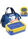 Lunch Box for Kids School, 5 in 1 Bento Lunch Box with Insulated Lunch Bag and Utensil Set 1100ml Leak-proof Lunch Box For Kids &amp; Adults(Blue)