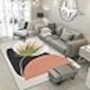 Solid Soft Non-Slip Absorbent Living Room Carpet 80x120 cm