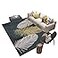 Solid Soft Non-Slip Absorbent Living Room Carpet 80x120 cm