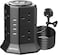 BEPiTECH 12-in-1 Extension Tower with 8 UK-UAE Power Sockets and 4 USB Ports, 2-Meter Cord, Space-Saving and Elegant Design for Office, meeting room and Home, Compatible with Multiple Large Plugs
