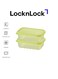 LocknLock Fresh Block Food Container 330ml (PACK of 2) &ndash; BPA-Free, Microwave Safe &amp; Stackable