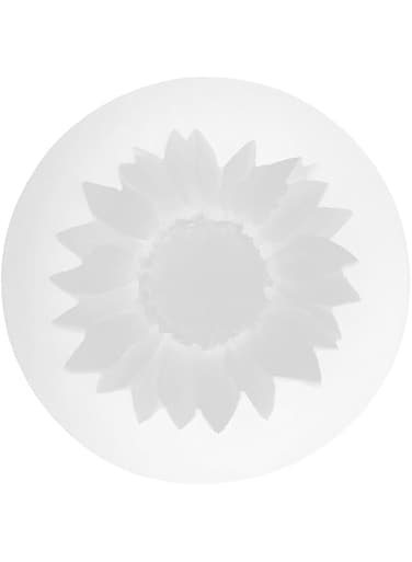 Velaurs Sunflower, Silicone Soft Multifunction Flexible for Baking(White without holes)