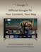 تلفزيون فيديكون الذكي 65 بوصة 4K Ultra HD بنظام Android، ريموت صوتي، Bluetooth، منافذ HDMI وUSB متعددة، وحامل جداري مجاني – موديل E65EL1100 تلفزيون HDR ذكي بدون حواف 65 بوصة
