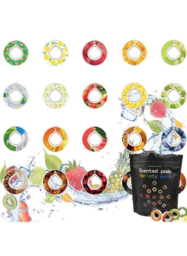 Fit 16-Pack Variety Flavor Pods   Compatible with Air Up &amp; Alpha Fit Water Bottles   Zero Sugar &amp; Calories