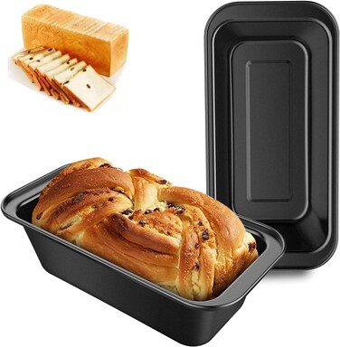 Carbon Steel Loaf Pan &ndash; Non Stick Bread Baking Tray for Sourdough, Banana Bread, Toast &amp; Cake Baking