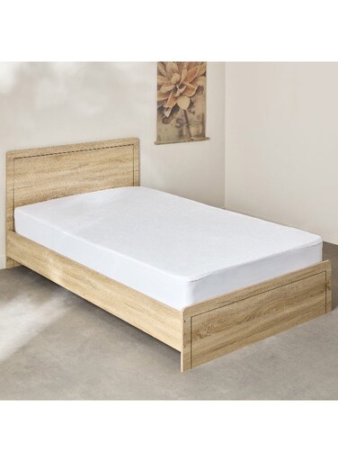 Box Terry Waterproof Twin Mattress Protector 200 x 33 x 120 cm