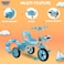 Lovely Baby Kids/Children Tricycle LB 6540 with Music &amp; LED Lights, EVA Wheels, Strong Steel Frame, Ride-On Toy,Recommended Ages for 1-3 Years - Blue