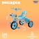 Lovely Baby Kids/Children Tricycle LB 6540 with Music &amp; LED Lights, EVA Wheels, Strong Steel Frame, Ride-On Toy,Recommended Ages for 1-3 Years - Blue