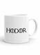 Your Wall Hodor Typography in Game of Thrones Printed Ceramic Coffee Mug 325ml - Perfect Gifting by Spoil Your Wall