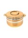 Hotpot Metal with Gold & Silver Design – 5.5L Capacity, Stylish & Durable