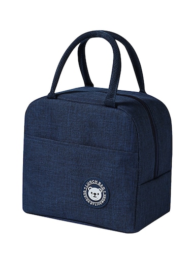 Small Lunch Bag, Portable Insulated Tote Bag with Aluminum Foil Leakproof for Office, School, Picnic (23 x 13 x 21cm)