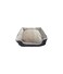 Catry Pet Cushion Luxury Velvet Black &amp; Beige- Hy00554050-99 - 50 X 40 X 14Cm