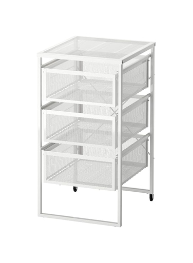 Drawer Units, Metal White