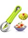 4-in-1 Melon Baller Scoop Set, Fruit Cutter Shapes Set, Watermelon Scooper &amp; Fruit Carving Tools for Creative Fruit Dishes, Party Platters &amp; Desserts (Green)