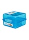Sistema Lunch Box Food container Cube Coloured 1.4L Blue : Meal Storage - Microwave-safe - Dishwasher-safe - Leak-proof - BPA-free Blue