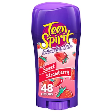 Lady Speed Stick Teen Spirit Antiperspirant Deodorant Stick Sweet Strawberry, 65g