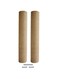 Cat Scratcher Post Replacement -Cat Tree Tower Condo Scratching Posts Refill- Hemp Rope Scratch Parts Pole for Indoor Cats M8 No Screws (Refill pack, 40cm Jute)