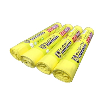 4 Roll Of Garbage Bag (Size 46x52cm, 5 Gallons, 30pcs Per Roll) For Home, Office, Bathroom