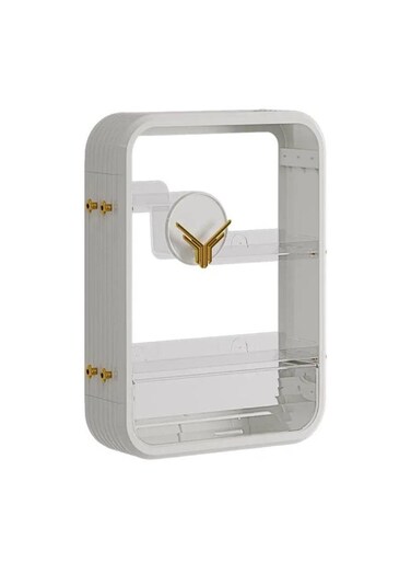 Vanity Holder Kitchen Storage Rack purpose wall for Dresser Table Bedroom white